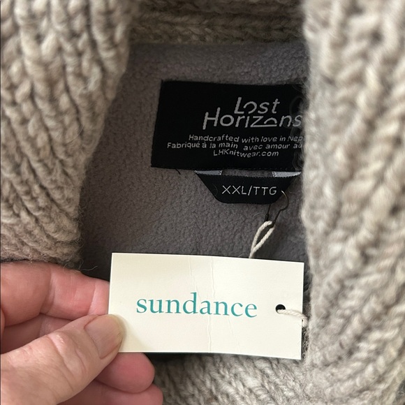 NWT Sundance wool lost horizons men’s sweater jacket. 2X XXL Nepal. - Picture 4 of 11